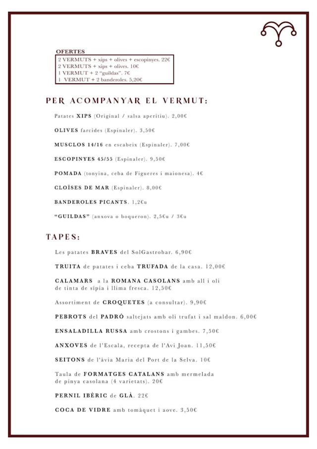 PDF Menu page 2