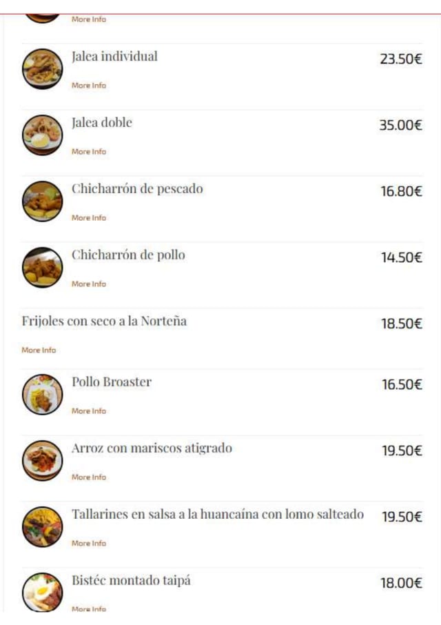 PDF Menu page 2