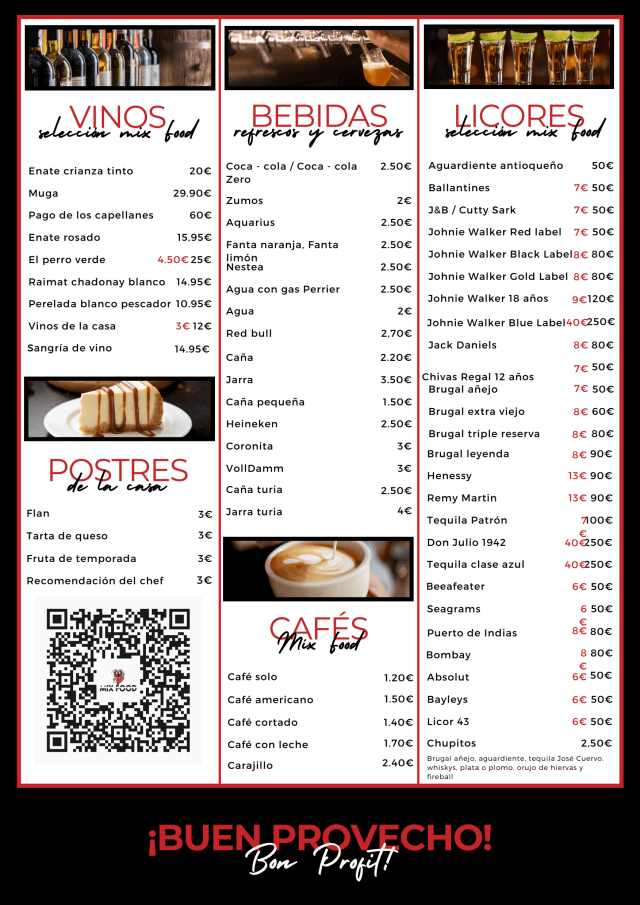 PDF Menu page 2
