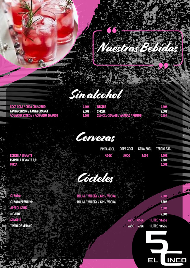 PDF Menu page 2