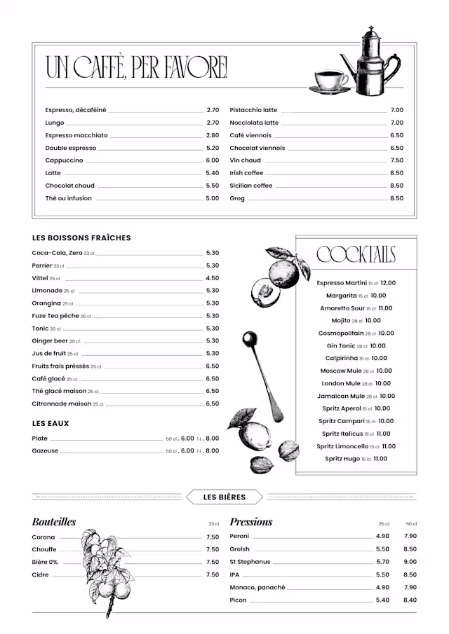 PDF Menu page 2