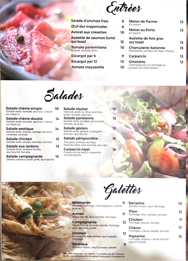 PDF Menu page 2