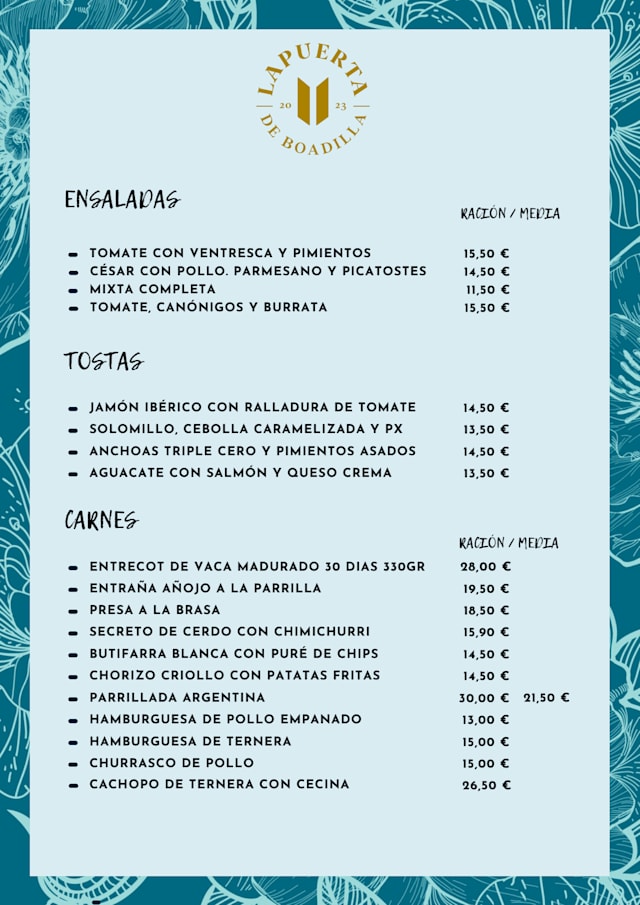 PDF Menu page 2