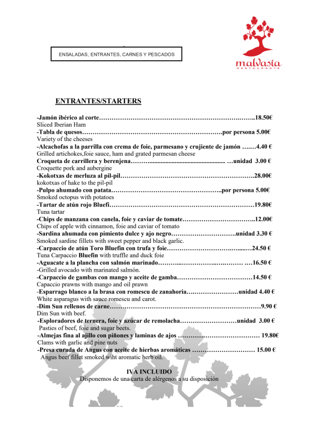 PDF Menu page 2