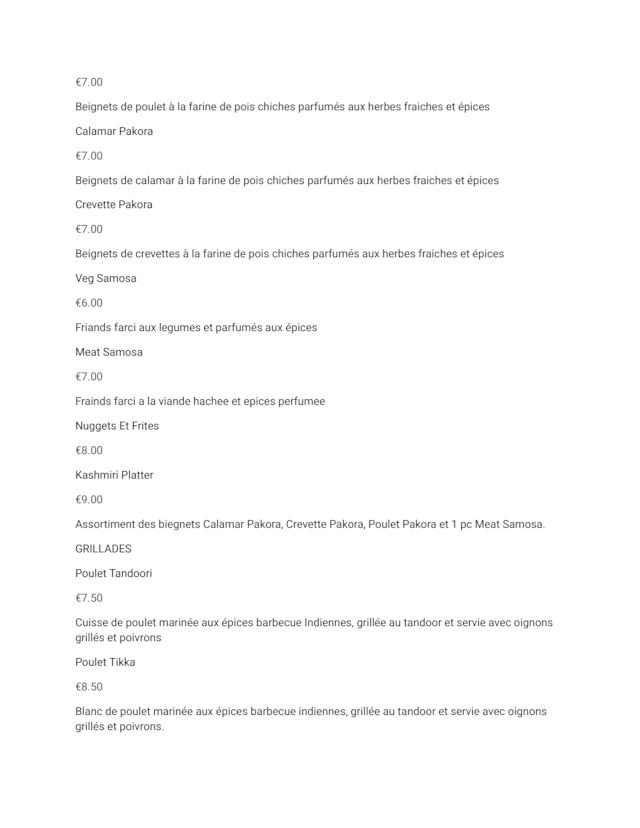 PDF Menu page 2