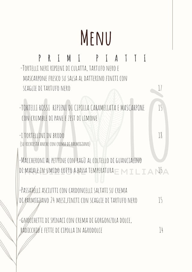 PDF Menu page 2