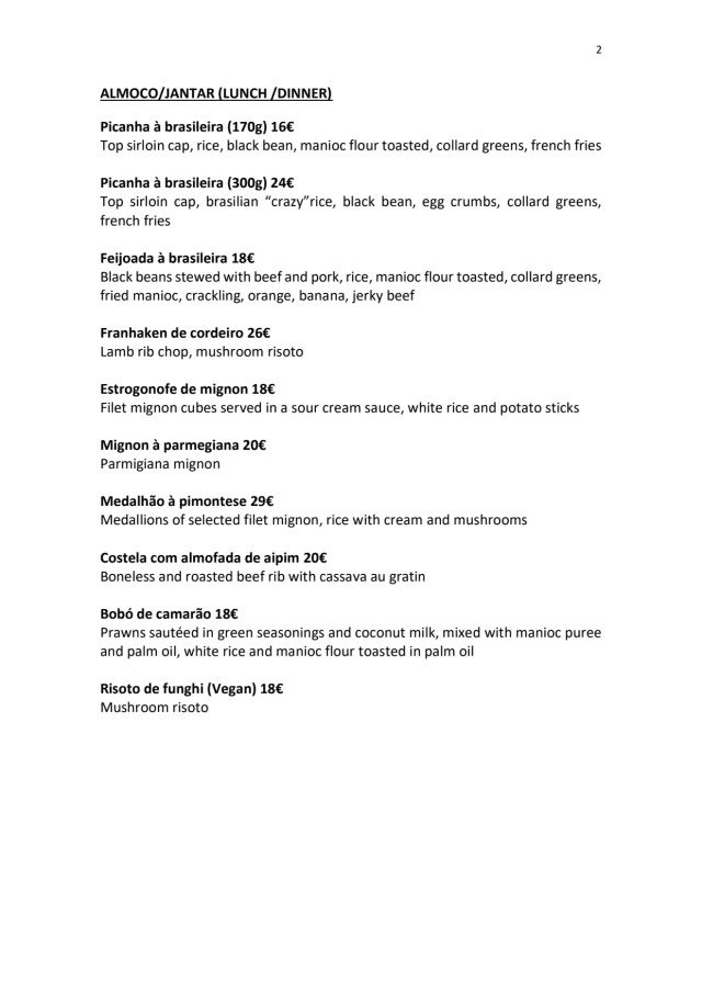 PDF Menu page 2
