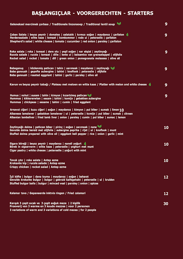 PDF Menu page 2