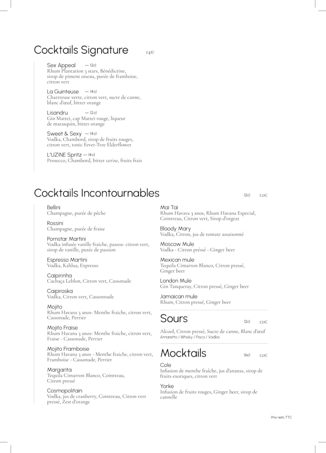 PDF Menu page 2