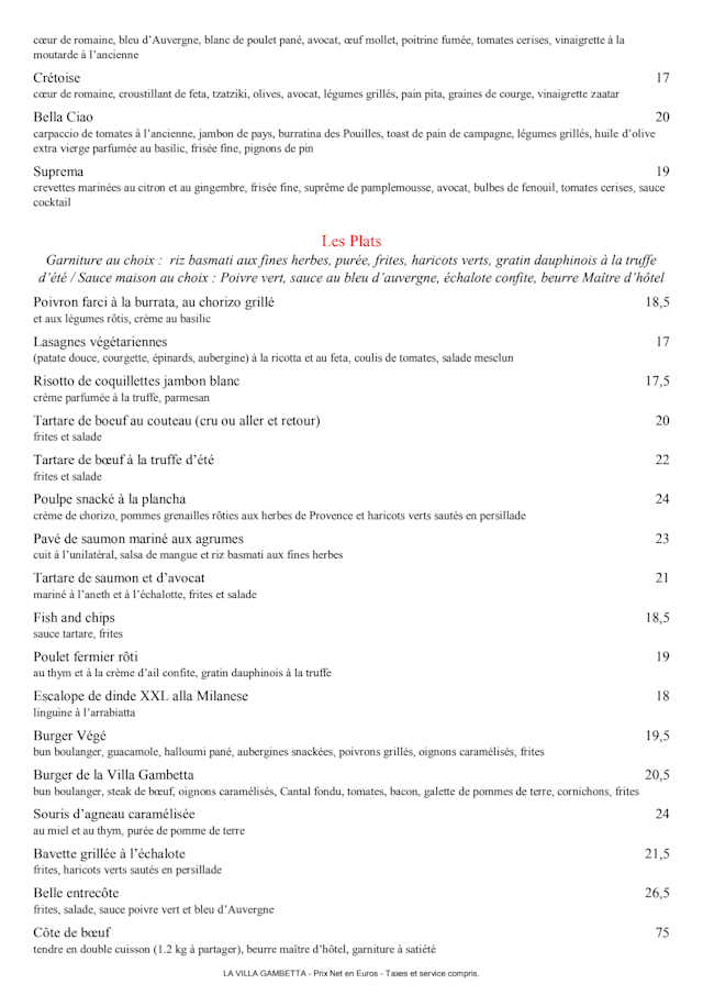 PDF Menu page 2