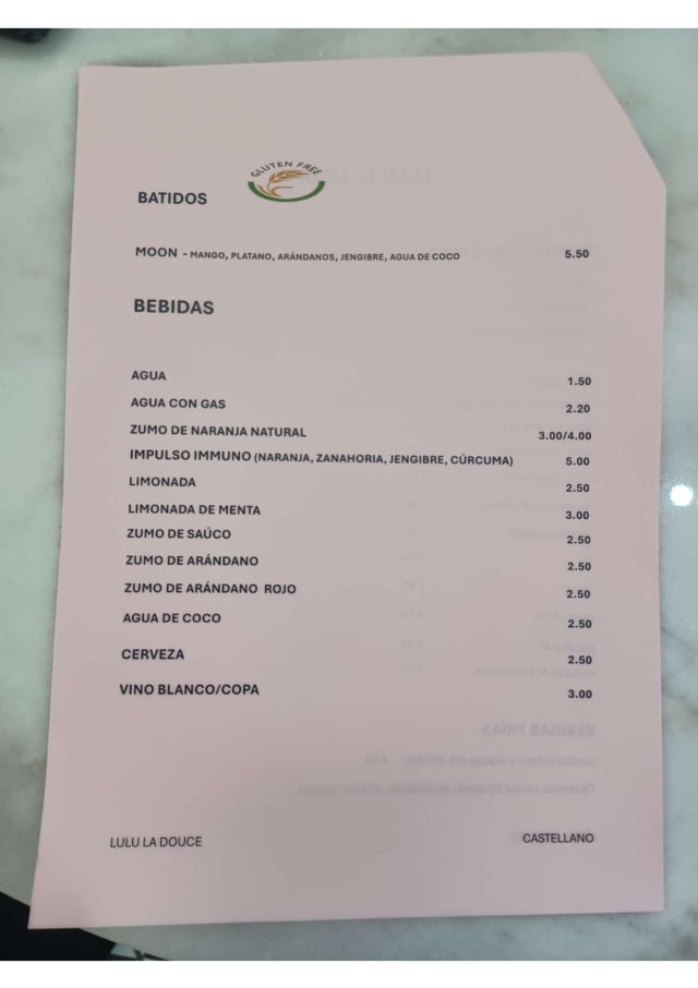PDF Menu page 2