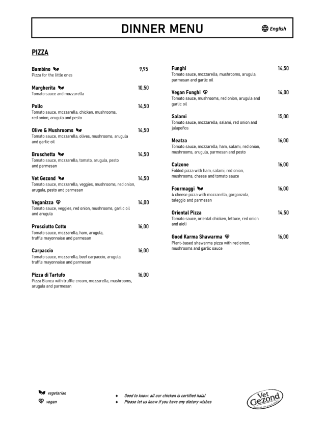PDF Menu page 2