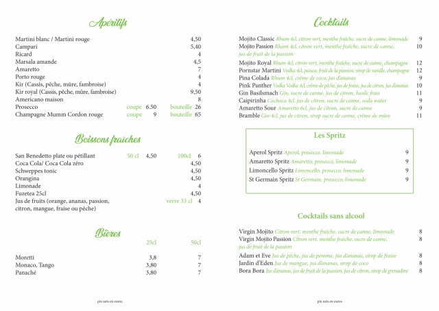 PDF Menu page 2