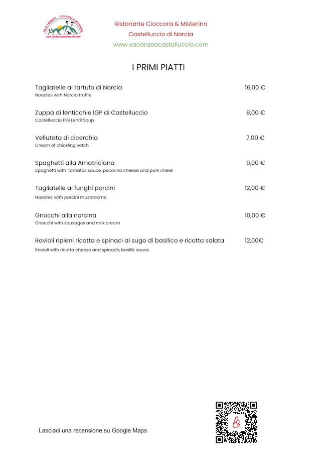 PDF Menu page 2