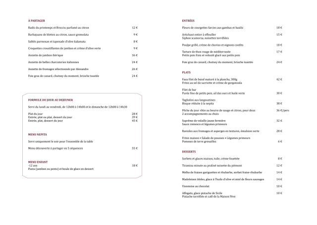 PDF Menu page 2