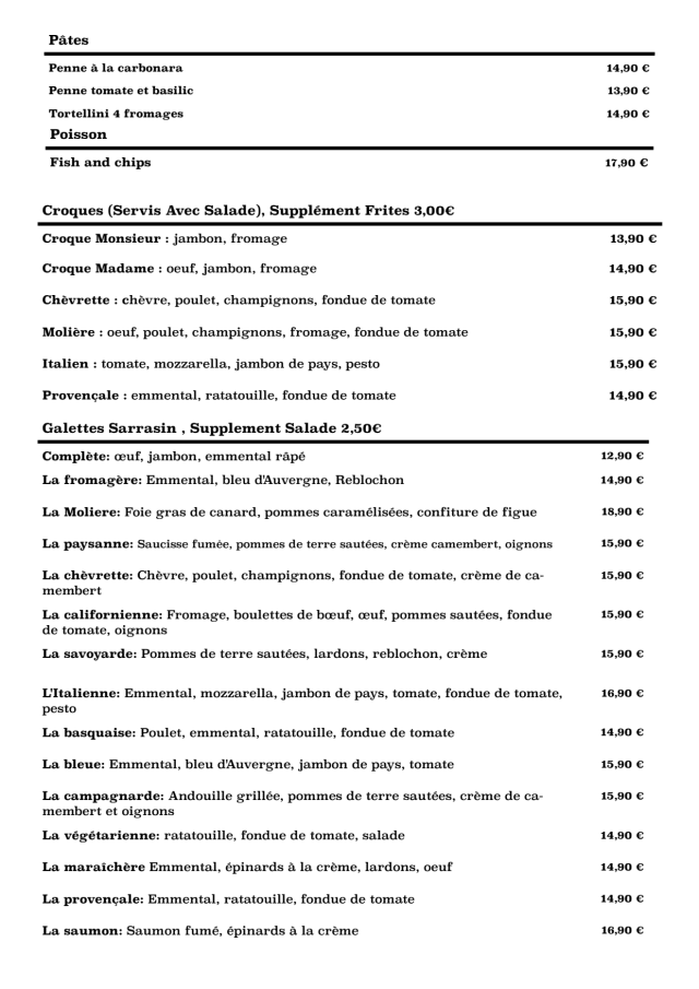 PDF Menu page 2
