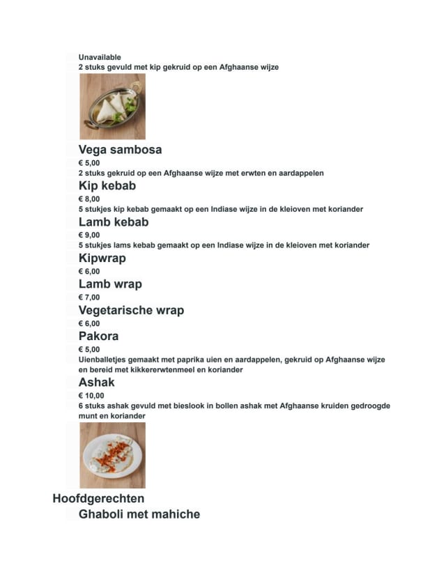 PDF Menu page 2