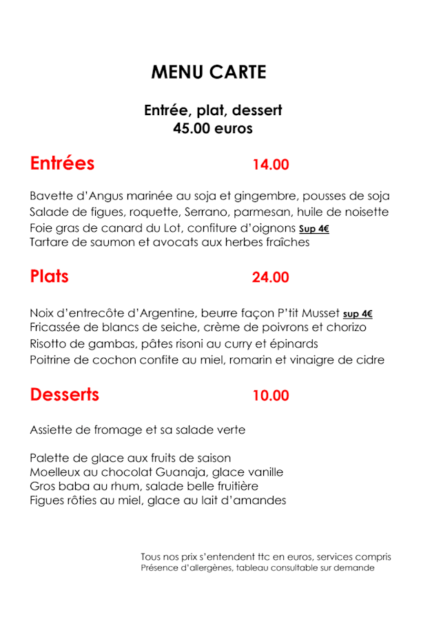 PDF Menu page 2