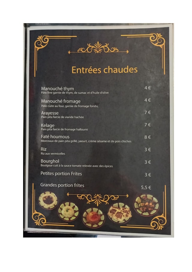 PDF Menu page 2