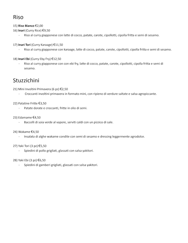 PDF Menu page 2