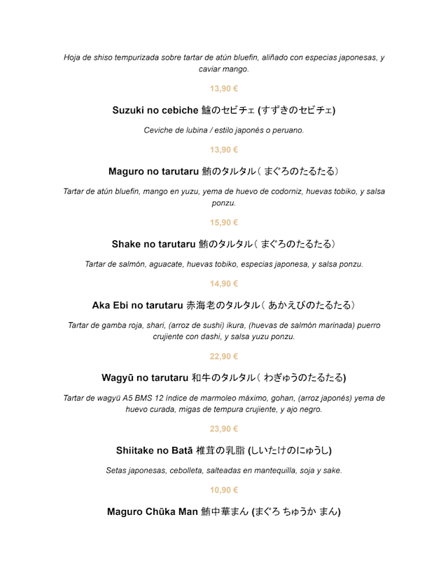 PDF Menu page 2