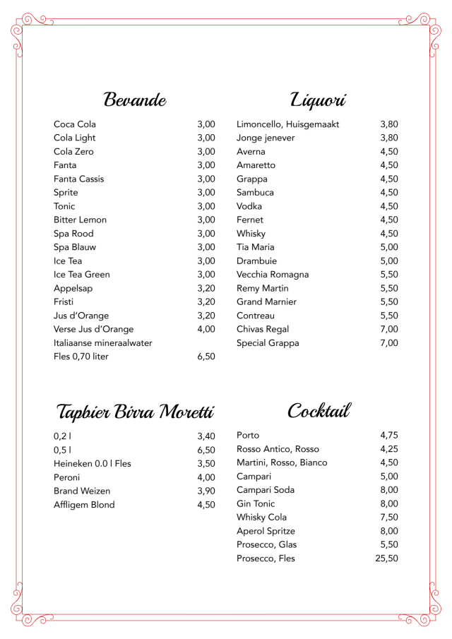 PDF Menu page 2