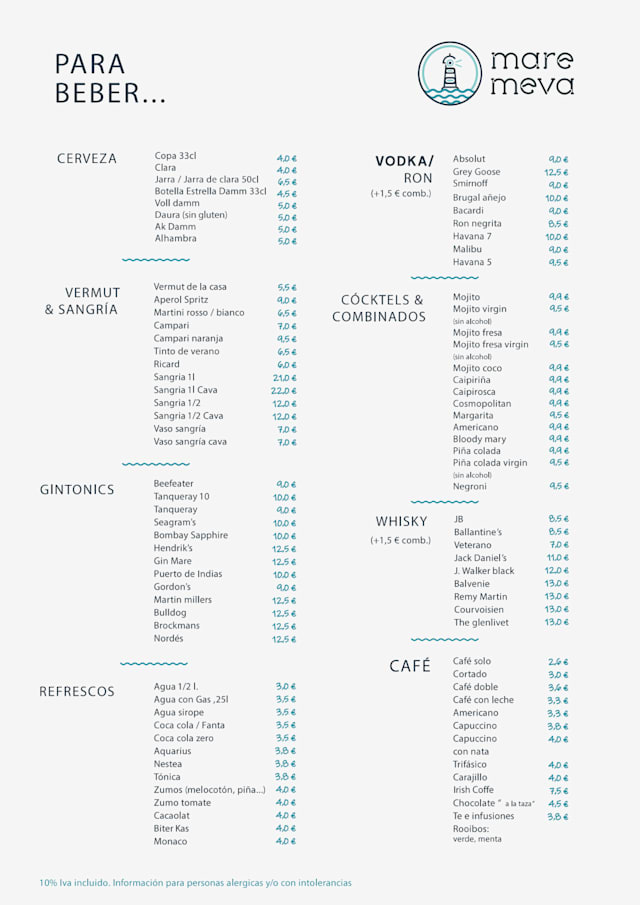 PDF Menu page 2