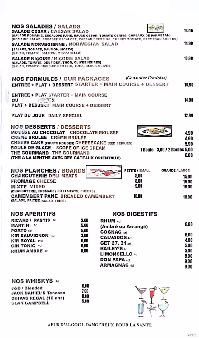 PDF Menu page 2