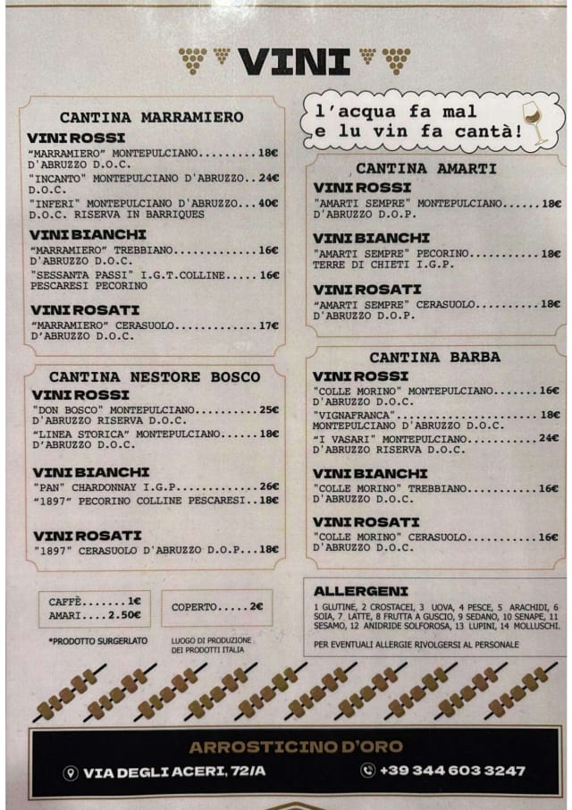 PDF Menu page 2