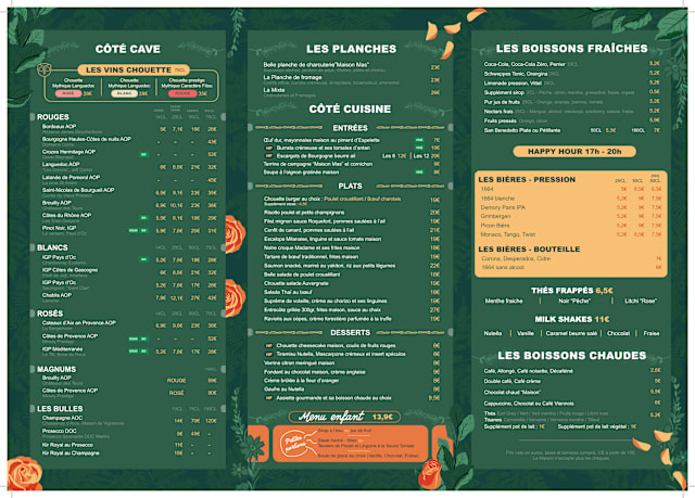 PDF Menu page 2