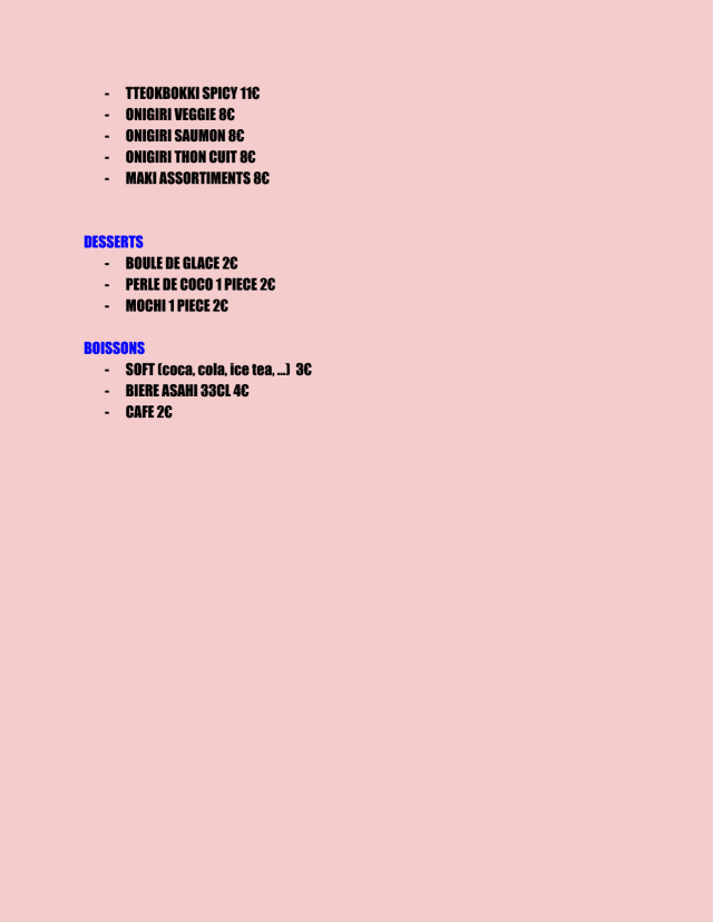 PDF Menu page 2