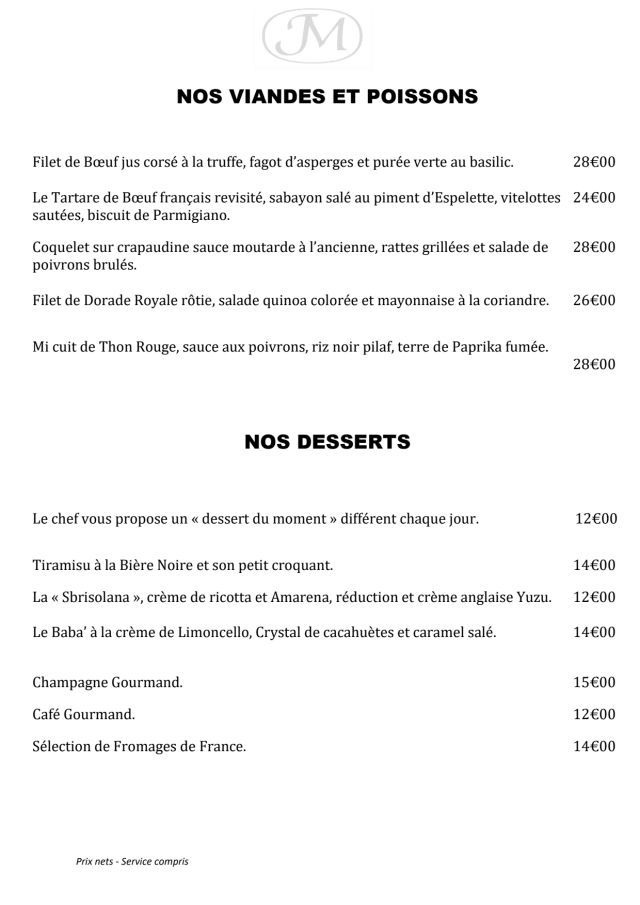 PDF Menu page 2