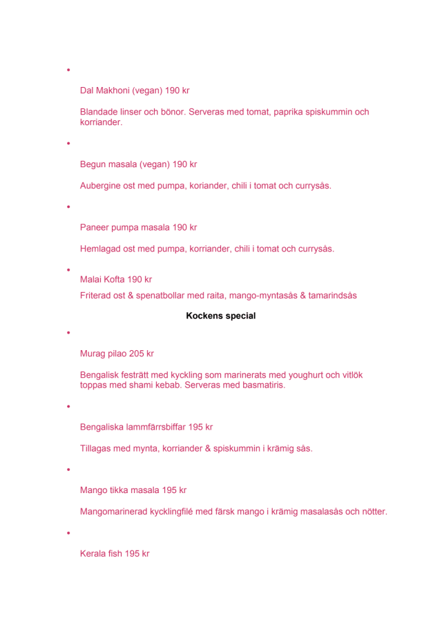 PDF Menu page 2