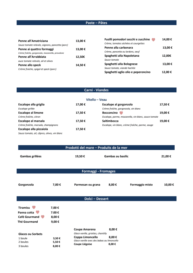 PDF Menu page 2