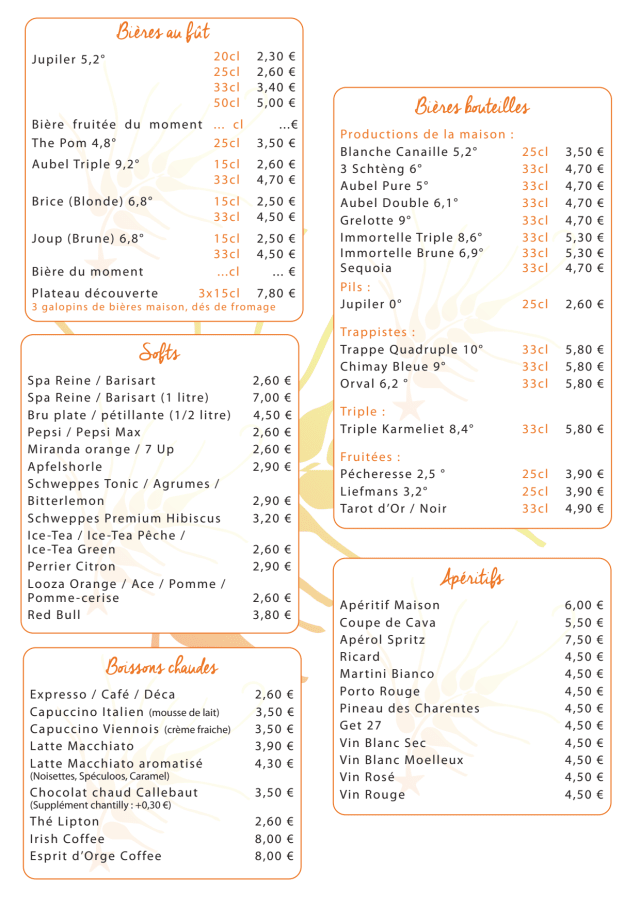 PDF Menu page 2