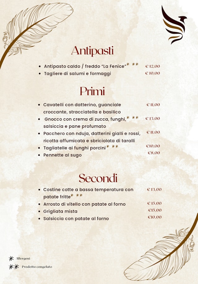 PDF Menu page 2