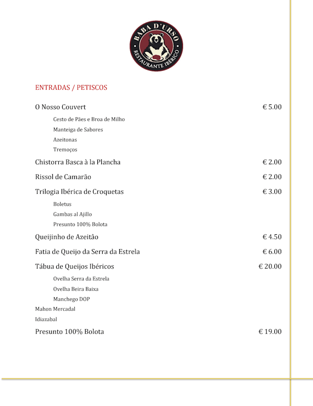 PDF Menu page 2