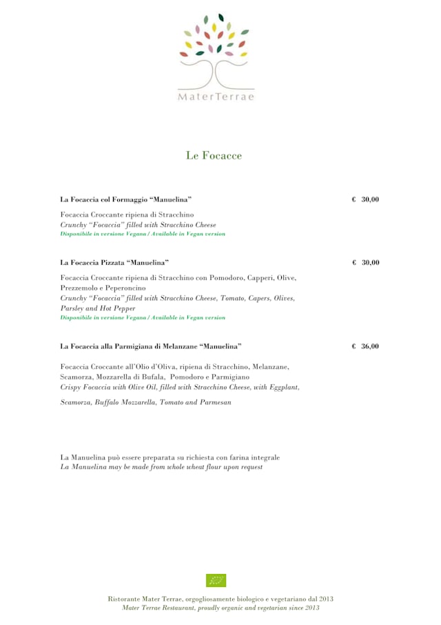 PDF Menu page 2