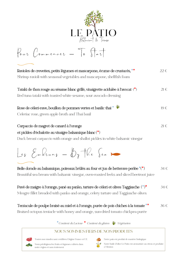 PDF Menu page 2