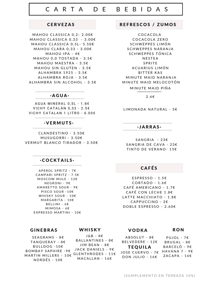 PDF Menu page 2
