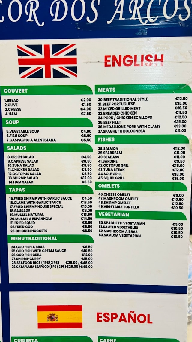 PDF Menu page 2