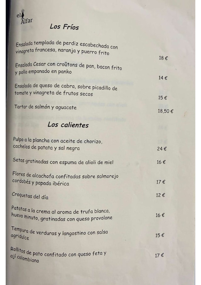 PDF Menu page 2