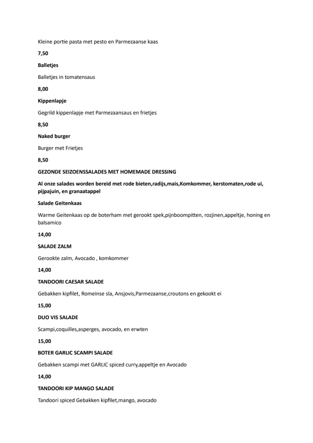 PDF Menu page 2
