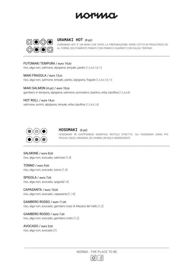 PDF Menu page 2