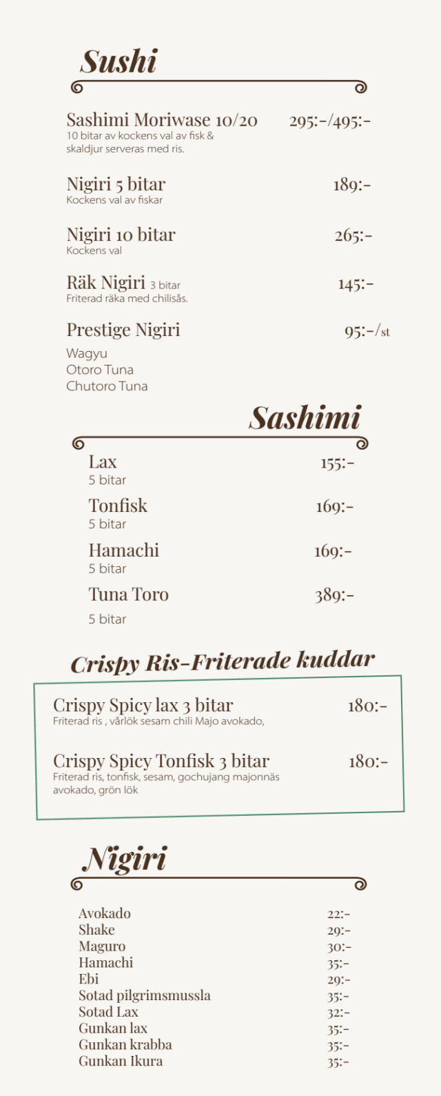 PDF Menu page 2