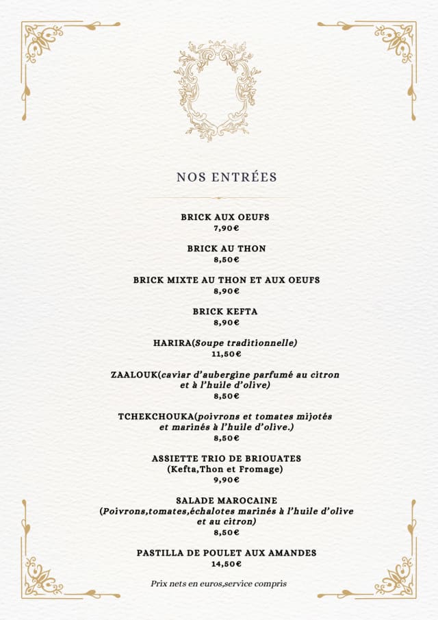 PDF Menu page 2