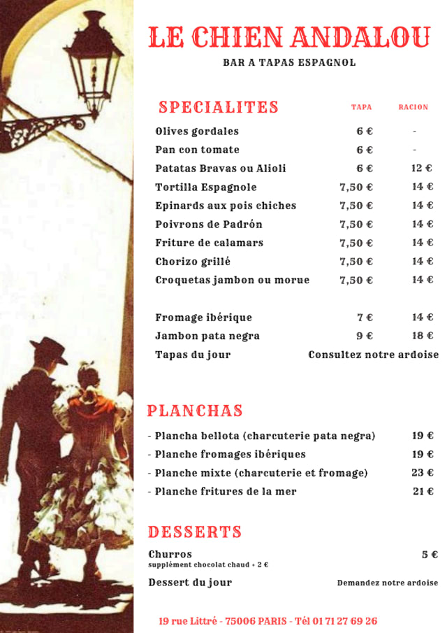 PDF Menu page 2