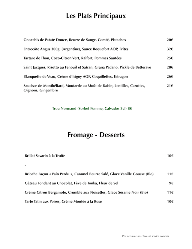 PDF Menu page 2