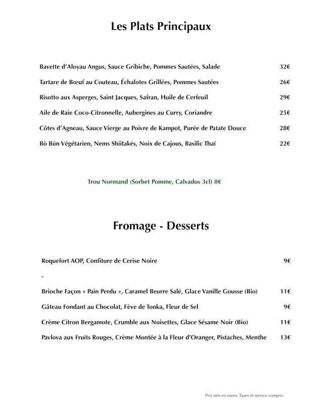 PDF Menu page 2