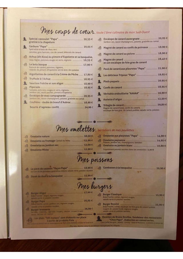 PDF Menu page 2
